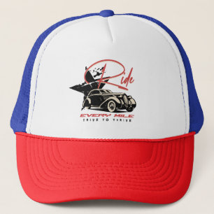 Casquette Circuler Sur Chaque Mile - Citation De Voiture Vin