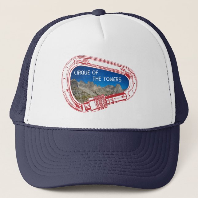 Casquette Cirque Des Tours Escalade Carabiner (Devant)