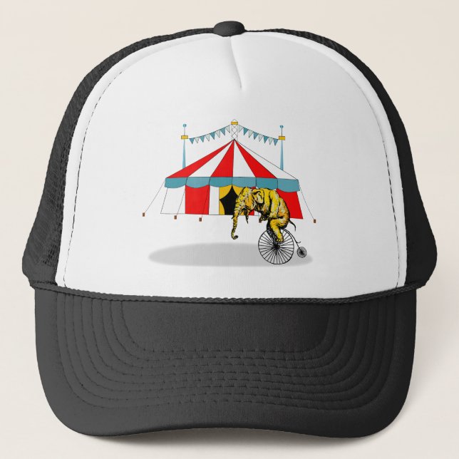Casquette Cirque Memorabilia En mémoire des éléphants de cir (Devant)