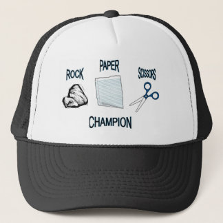 Casquette ciseaux de papier de roche