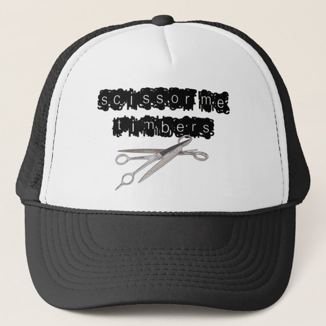 Casquette Ciseaux je bois de construction (Devant)