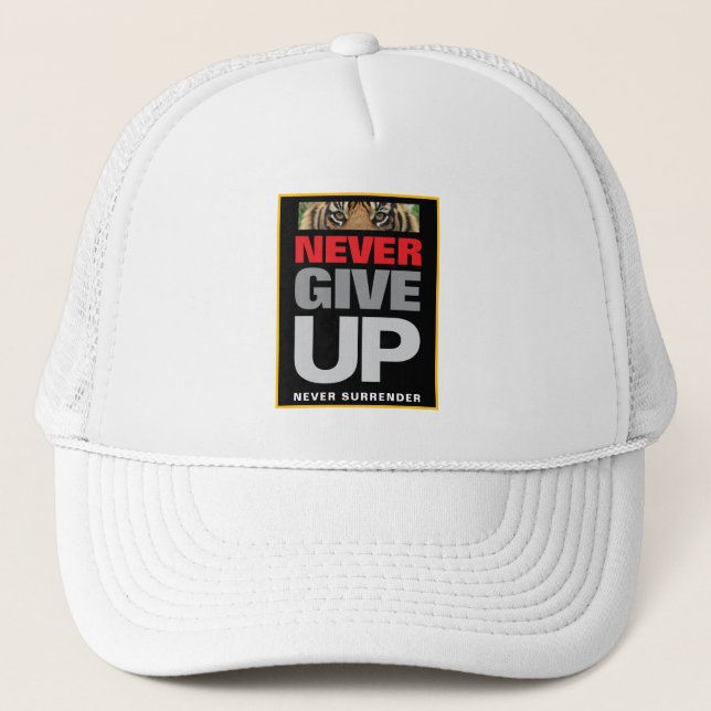 Casquette Citation de succès ne jamais abandonner jamais aba (Devant)