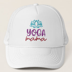 Casquette Citation de Yoga Mama Lotus Flower