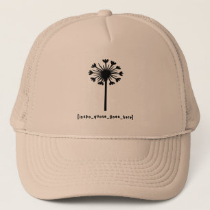 Casquette Citation d'inspiration ici manche longue