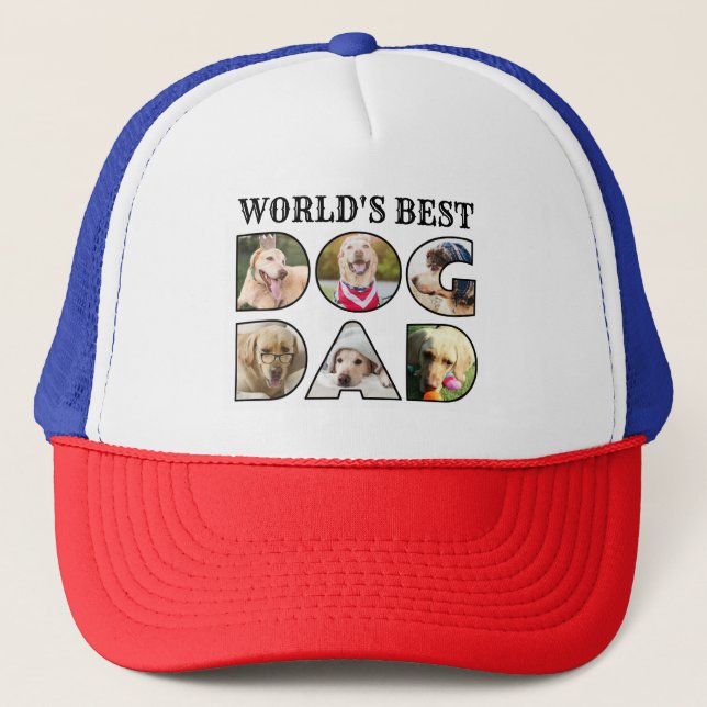 Casquette Citation du meilleur papa chien du monde 6 photo C (Devant)