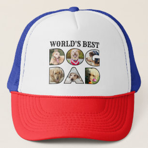 Casquette Citation du meilleur papa chien du monde sur 6 pho