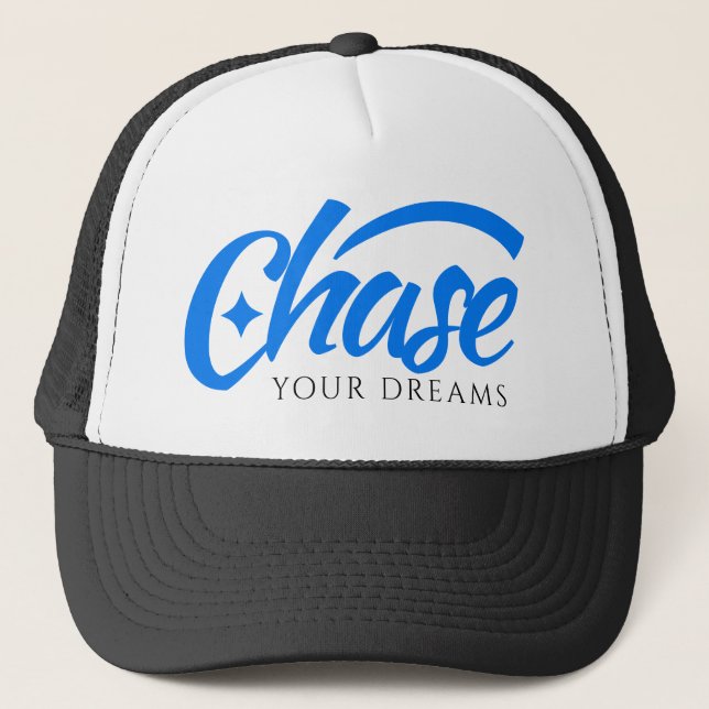 Casquette Citation Inspirationnelle Chasser vos rêves (Devant)