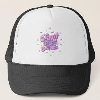 Casquette Citation Lettre Bulle Colorée