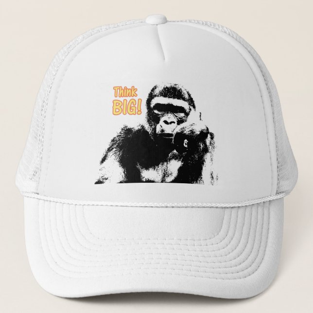 Casquette Citation Motivationnelle Élégante Pop Art Moderne  (Devant)