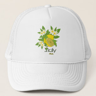 Casquette Citronnier de Sicile – Design Inspiré de l'Italie