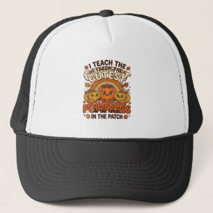 Casquette Citrouille de professeur mignon Dessin vectoriel d