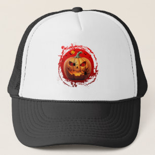 Casquette citrouille d'Halloween araignées effrayantes chauv
