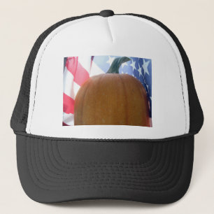 Casquette Citrouille patriotique