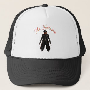 Casquette Citrouille sinistre Sheriff Cowboy Jack-o'-Lantern