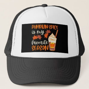 Casquette Citrouille Spice Est Mon Chapeau Trucker De Saison