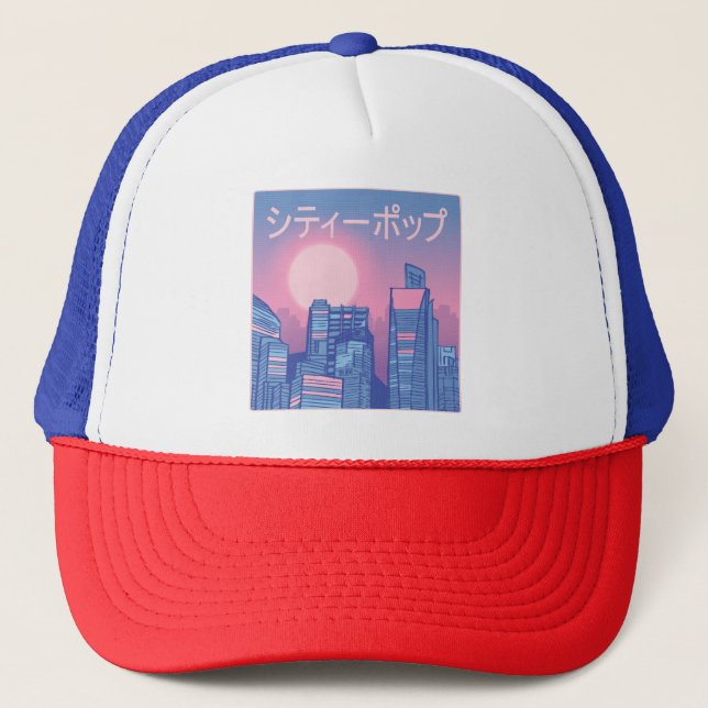 Casquette City pop musique japonaise (Devant)