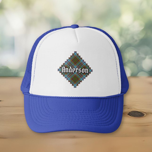Casquette Clan Anderson Tartan Trucker Hat (Créateur téléchargé)