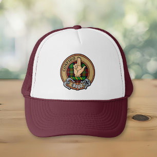 Casquette Clan Boyd Crest sur Tartan