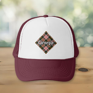 Casquette Clan Carnegie robe Tartan