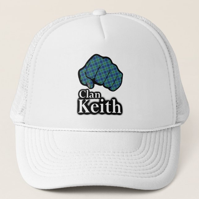 Casquette Clan Keith Scotland Fier Tartan Poing (Devant)