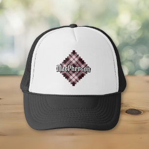 Casquette Clan MacPherson Chasse Tartan Trucker Chapeau