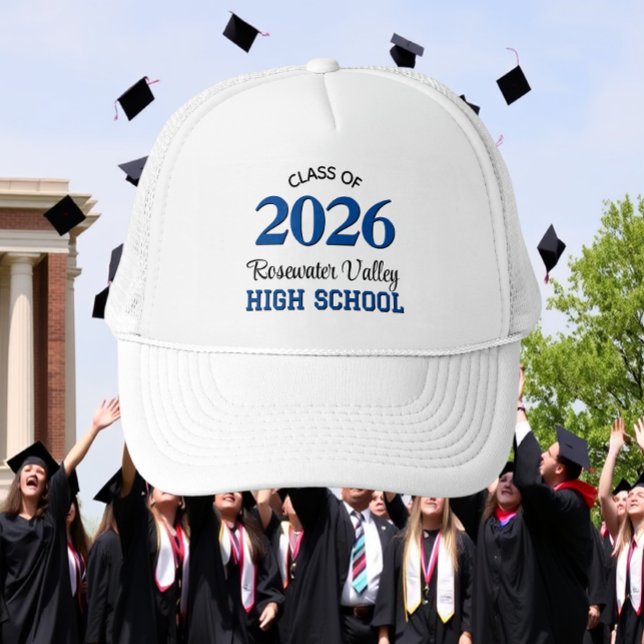 Casquette Class of YY Blue School Colors (Créateur téléchargé)