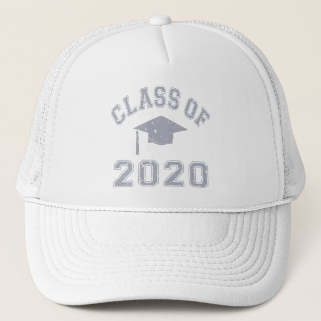 Casquette Classe 2020 de l'obtention du diplôme - gris (Devant)
