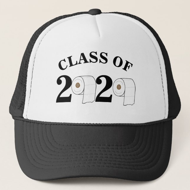 Casquette classe de rouleau de papier toilette de 2020 drôle (Devant)
