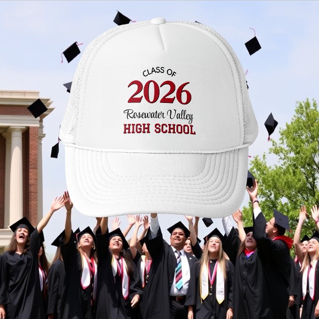 Casquette Classe des couleurs de l'école YY Rouge Noir (Créateur téléchargé)