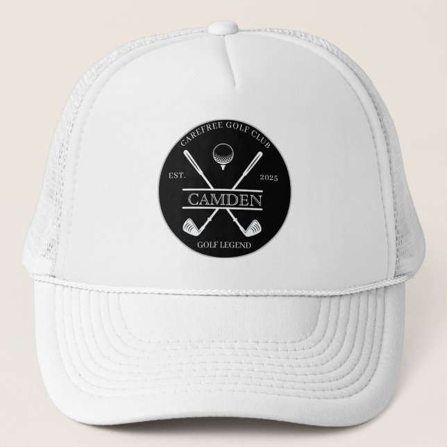 Casquette Classic Golf Club Nom Logo (Devant)