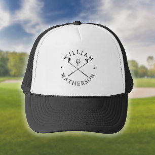 Casquette Classic Golf Clubs Nom Personnalisé Golfer