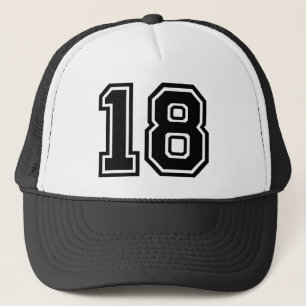 Casquette Classique du numéro 18