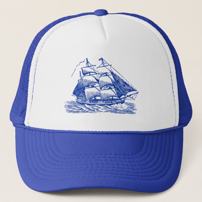 Casquette Clipper - Marine (Devant)
