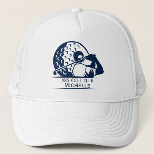 Casquette Club de golf personnalisé Nom Classic
