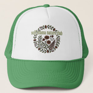 Casquette Club Rétro Floral Esthétique Maman Douce Nature