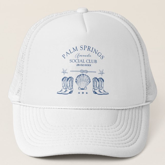 Casquette Club social de Palm Springs | Bachelorette (Devant)
