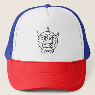 Casquette Clueless Bull Abstract Art Hat