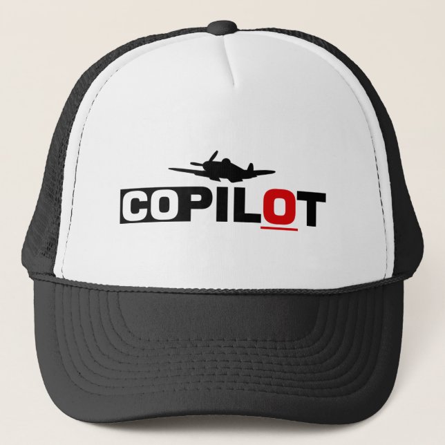 Casquette Co-pilote : Vol durant la nuit (Devant)