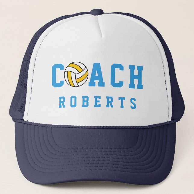 Casquette COACH de volley-ball [nom personnalisé] (Devant)