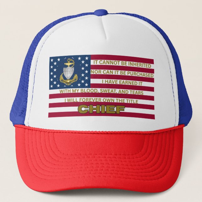 Casquette Coast Guard Chief Pride (Devant)