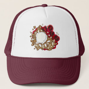 Casquette Cobbler cerise Crumble Dessert Crème de glace Nour