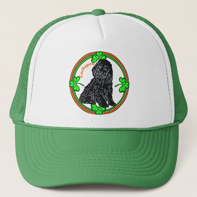 Casquette Cockapoo St Patrick's Day (Devant)