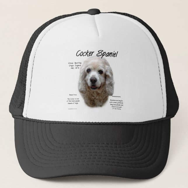 Casquette Cocker Spaniel (buff) (Devant)