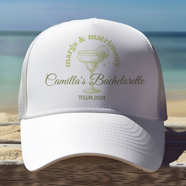 Casquette Cocktail de plage Margarita Bachelorette (Créateur téléchargé)