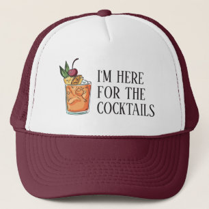 Casquette Cocktail texte personnalisé