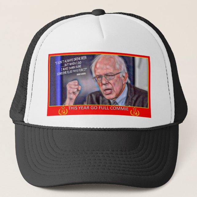 Casquette Coco de ponceuses de Bernie je ne bois pas (Devant)