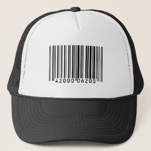 Casquette code barres