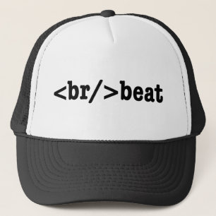 Casquette code HTML breakbeat