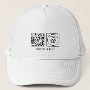 Casquette Code QR du logo de l'entreprise Conception promoti