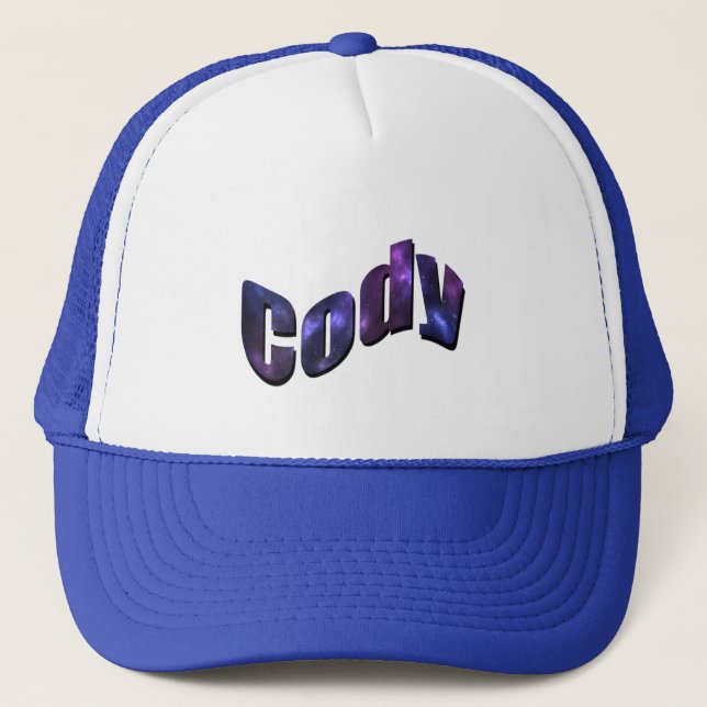Casquette Cody, Nom, Logo, (Devant)